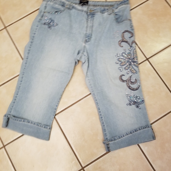 angel capri jeans